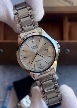 Наручные классические часы Casio MTP1183 Silver