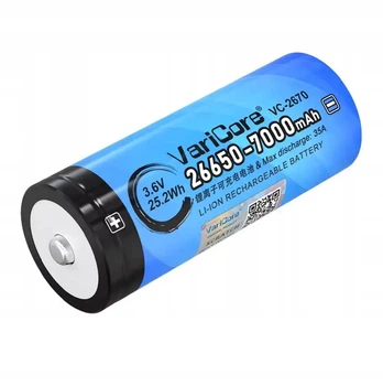Акумулятор VariCore 26650 3,6V 7000mAh VC-2670, високотоковий 35A