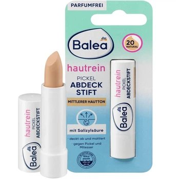 Консилер для проблемної шкіри , середній тон Balea Abdeckstift Hautrein Pickel 20 Mittlerer Hautton,4,5 г