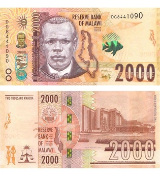 Банкнота 2000 квача Малаві 2024 рік UNC