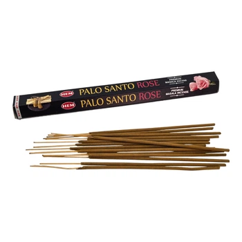 Пыльцевые благовония - Palo Santo Rose Premium Masala Incense, Масала HEM (Пало санто и роза)