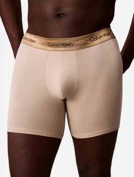 Труси боксери чоловічі бавовняні Calvin Klein NB4462-PF0 L Золотисті (014056460550)
