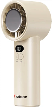 Вентилятор ручний Verbatim Cool 'n' Go Ice Touch Біло-срібний (32343)