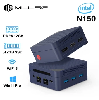 Мини ПК MLLSE G2 Pro Intel N150, DDR5, 12/512Gb, Windows 11 Pro