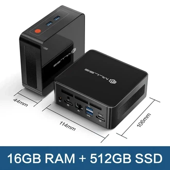 Мини ПК MLLSE G1, AMD R5 5500U, DDR4, 16/512Gb, Windows 11 Pro
