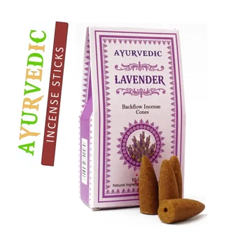 Ayurvedic back flow ароматические конусы жидкий дым лаванда Сухая масала