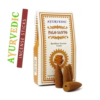Ayurvedic back flow Palo Santo ароматические конусы жидкий дым пало санто Сухая масала