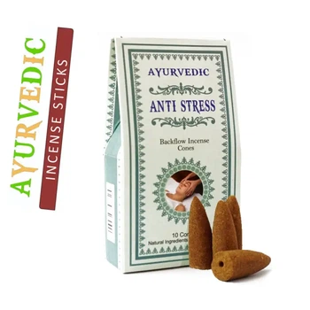 Ayurvedic back flow anti stress ароматические конусы обратного потока жидкий дым анти стрес