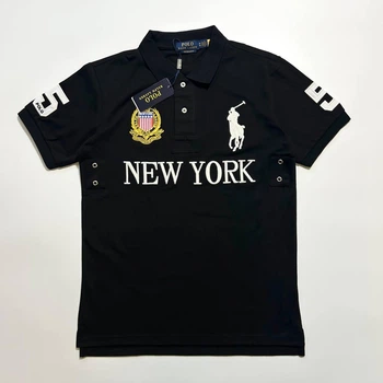 Футболка Polo Ralph Lauren New York чорного кольору, розмір L