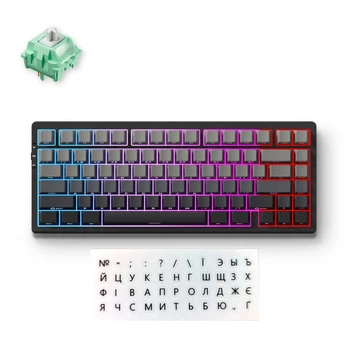 Механическая клавиатура MCHOSE G75 PRO — Hot-Swap, Gateron G Pro 3.0, PBT keycaps, RGB, беспроводная | Для геймеров и профессионалов Градиент