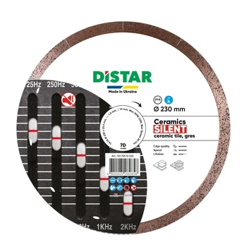 Круг алмазний вiдрiзний Distar 1A1R Ceramic Silent (230x25,4) (10170516020)