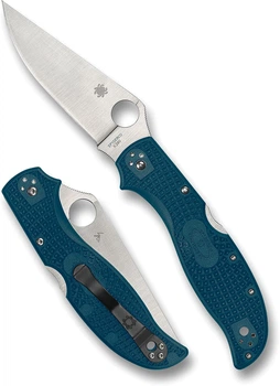 Раскладной нож Spyderco Stretch 2 XL Lightweight K390 FRN Blue (716104018437)