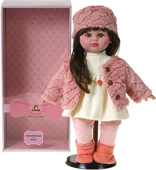 Лялька Adar зимова дама говорить і співає польською мовою 40 см 52626 (5901271526266)