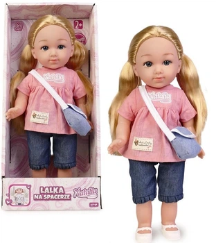 Лялька Artyk Natalia Collection дівчинка в рожевій туніці 36 см 18565 (5901811185656)