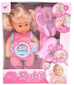 Lalka bobas Madej dziewczynka Ruby z akcesoriami 30 cm 90100 (5900898901005)