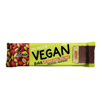 Протеїновий батончик FitWin Vegan Bar фісташка-малина 50г