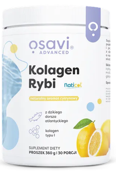 Дієтична добавка Osavi Рибний колаген 360 г Лимон (5904139924044)