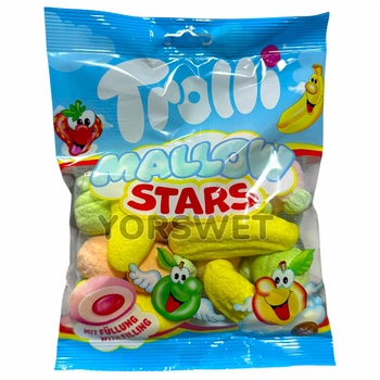 Маршмеллоу Trolli Mallow Stars асорті з начинкою 150 г (0326)