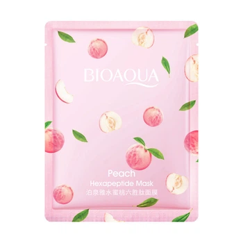Тканинна маска для обличчя з екстрактом персика Bioaqua Peach Extract Facial Mask, 25 г