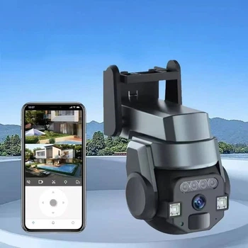 Вулична Wi-Fi IP-камера WIFI OUTDOOR Q 812/9162 4 Мп з інфрачервоним нічним баченням, датчиком руху та двостороннім аудіо