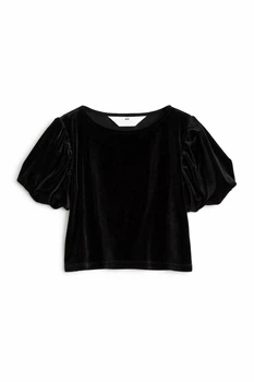 Топ H&M 1010262 110-116см чорний