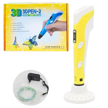 Набор 3D-ручка в коробке (Желто-белый) MIC Y9910
