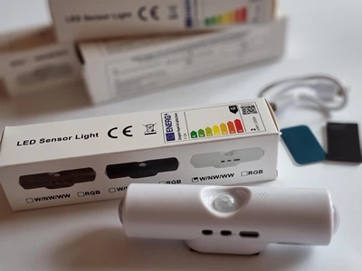 Светильник с датчиком движения Умный беспроводной USB светодиодный LED сенсорный регулируемый ночник на магнитах