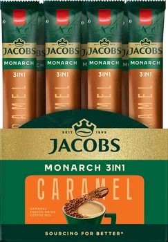Кавовий напій Jacobs Monarch 3в1 FD Caramel 15 г х 24 шт. (8714599104385)