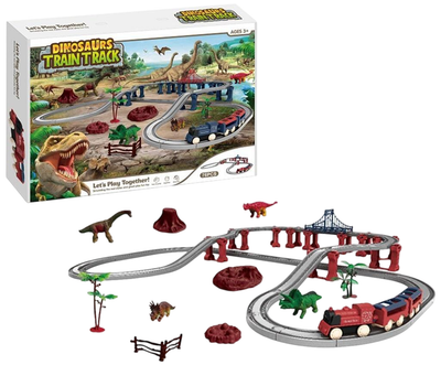 Залізничний набір Trifox Dino на батарейках 78 елементів A-1420 (5901353667849)