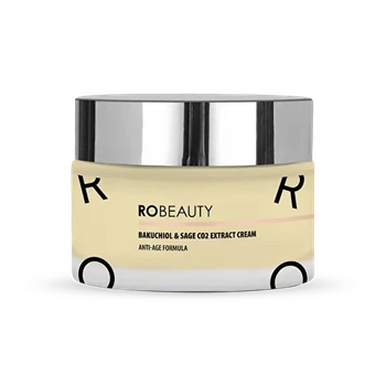 Крем для лица BAKUCHIOL & SAGE CO2 EXTRACT CREAM с бакучиолом и CO2 экстрактом шалфея Robeauty 50 мл