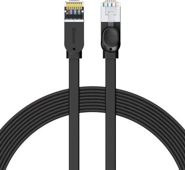 Патч-корд Baseus High Speed CAT6 UTP 5 м Чорний (PCWL-D01)