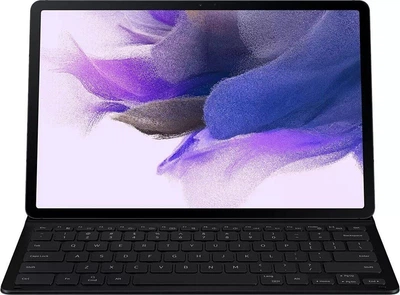 Чохол-клавіатура Book Cover Keyboard Slim для Samsung Galaxy Tab S7 FE 12.4 (T730/T733/T735/T736) / Tab S7+ 12.4 (T970/T795/T976) / Tab S8+ 12.4 (X800/X806) Black ENG/UKR (EF-DT730BBRGRU)