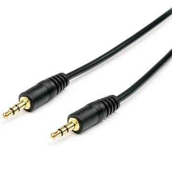 Кабель мультимедийный 3.5mm M to 3.5mm M 0.8m Atcom