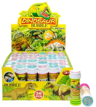 Набір для створення мильних бульбашок Duckiez Діно 36 шт (1210493) (5413247141422)