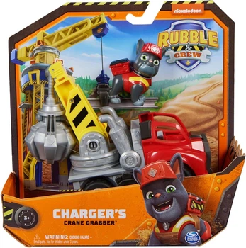 Щенячий патруль Крепыш и команда Кран с захватом и фигурка Заряд Paw Patrol Rubble & Crew Charger’s Crane Grabber (6066539)