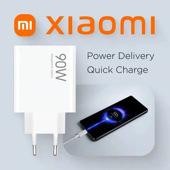 Зарядний пристрій Xiaomi Turbo Charger 90W Fast Charger Adapter MDY-15-EK для Redmi Note Poco. Швидке заряджання