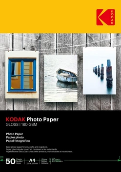 Фотобумага Kodak А4 глянцевая 50 листов плотность 180 г/м²