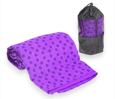 Рушник для йоги і фітнесу EasyFit Yoga Mat Towel 183×63 см Фіолетовий EF-1933-V