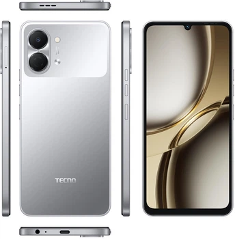 Смартфон Tecno Spark Go 3 (KN3) 4/64GB Titanium Grey (4894947105289)