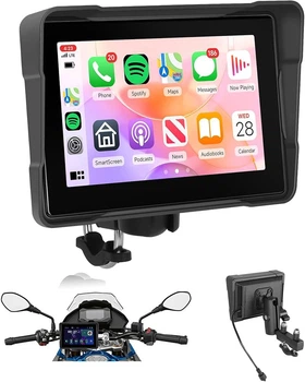 Мото навигационный дисплей Rimoody RM, 5”, Wireless CarPlay/Android Auto, Bluetooth, IP67