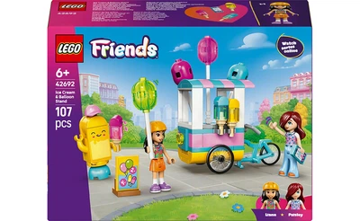 Конструктор Lego Friends Ятка с мороженым и воздушными шариками, 107 деталей 42692