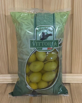 Оливки зелені з кісточкою Вітторія Vittoria 850 гр