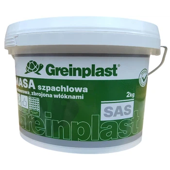 Шпаклювальна маса полімерна з волокнами Greinplast SAS 2 кг