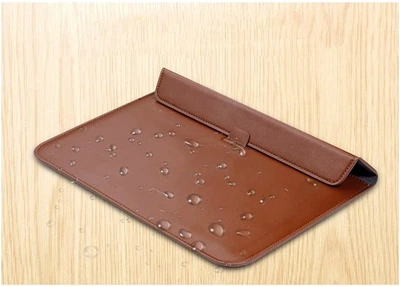Чехол PU Sleeve Case для MacBook 15 дюймов коричневый Полиуретан защитный аксессуар для ноутбука