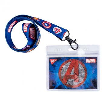Бейдж YES на ленте "Marvel", принт