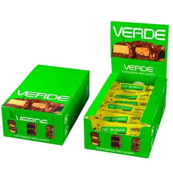 Батончик "Мармелад-апельсин" VERDE 45 г