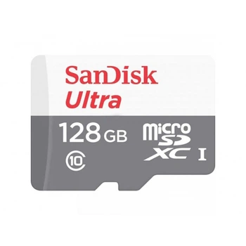 Карта пам'яті microSDXC (UHS-1) SanDisk Ultra 128Gb class 10 A1 (100Mb/s) (adapter SD) (SDSQUNR-128G-GN3MA) (454)