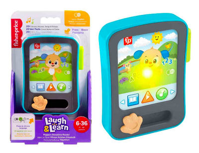 Інтерактивна іграшка Fisher-Price Laugh and learn Розумне цуценя - Читання казок 6-36М JGX02 (194735324484)