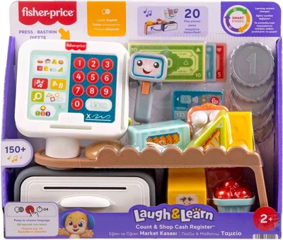 Інтерактивний ігровий набір Fisher-Price Laugh and Learn Маркет-каса JGW99 (194735324422)