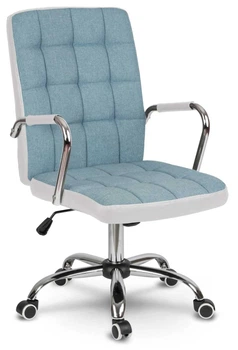Офісне крісло Sofotel Benton 2456 Синьо-білий (5908220478737)